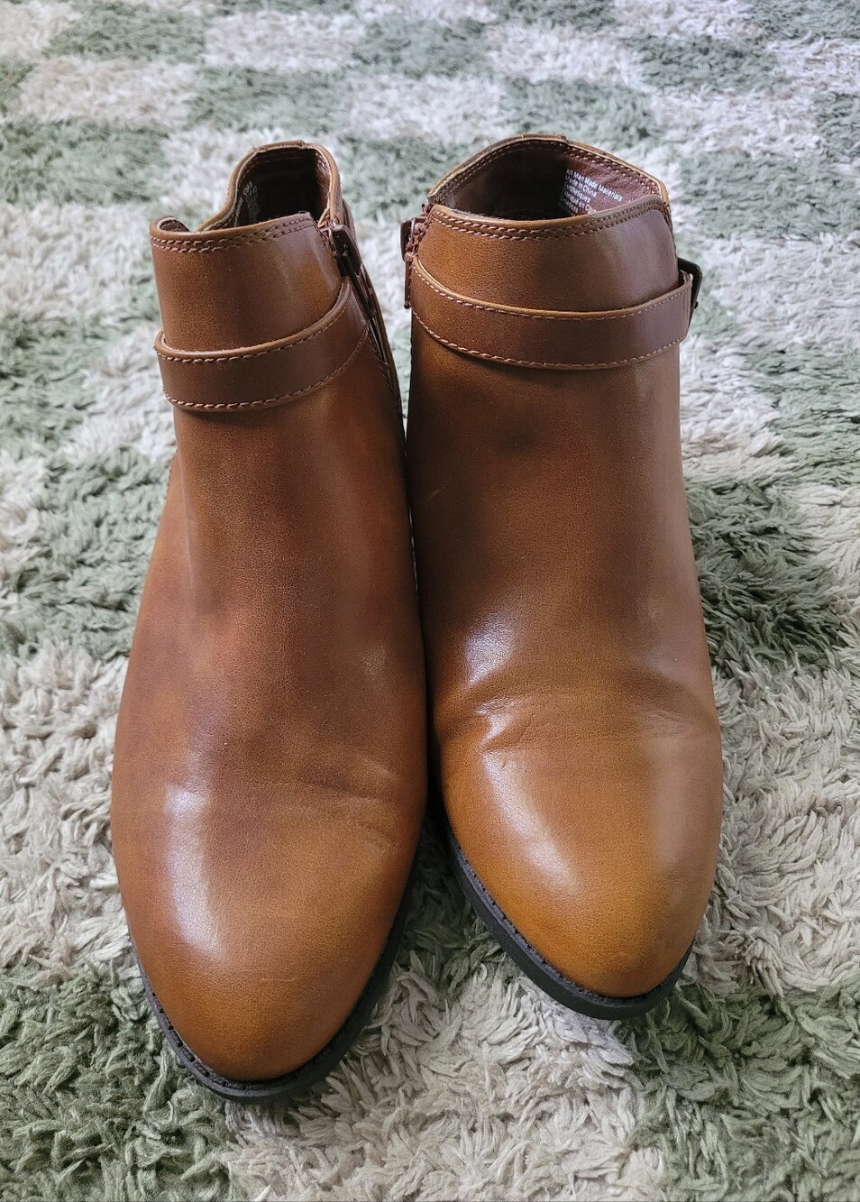 American Eagle Outfitters Tan Leather Ankle Boots